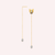 ZIGGY Silver Ear Ring with G18K Gold Plating - NAYOTHECORGI
