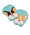 Corgi Cheeks 3D handrest Mouse Pad - NAYOTHECORGI