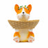 Corgi with Flower Crown Plant Pot
