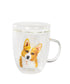 Double Glass Corgi Mug 500ml