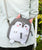 Husky Buddy Canvas Sling Bag - NAYOTHECORGI - Corgi Gifts -Corgi Gift