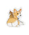 Nayo & Smoothie Sticker - NAYOTHECORGI - Corgi Gifts -Corgi Gift