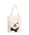 Frenchie White Canvas Bag - NAYOTHECORGI