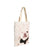 Frenchie White Canvas Bag - NAYOTHECORGI