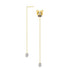 ZIGGY Silver Ear Ring with G18K Gold Plating