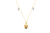 ZIGGY Silver Necklace with G18K Gold Plating - NAYOTHECORGI