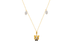 ZIGGY Silver Necklace with G18K Gold Plating