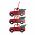 Holiday Red Truck Dog Breed Ornament BY Dandy Design