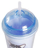 Plastic Corgi Water Tumbler - Blue