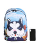 Artistic Husky Backpack - NAYOTHECORGI - Corgi Gifts -Corgi Gift