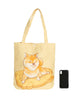 Cute Shiba Canvas Bag - NAYOTHECORGI - Corgi Gifts -Corgi Gift